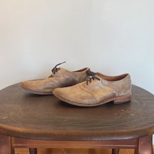 BED/STU  Pony lace up oxfords. Leather. Sz 7.5